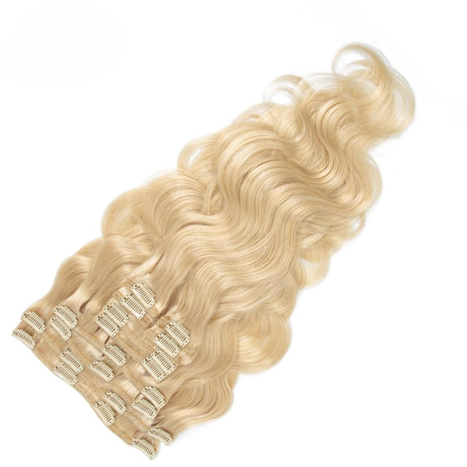Seamless Clip in Hair Extensions Real Human Hair Extensions