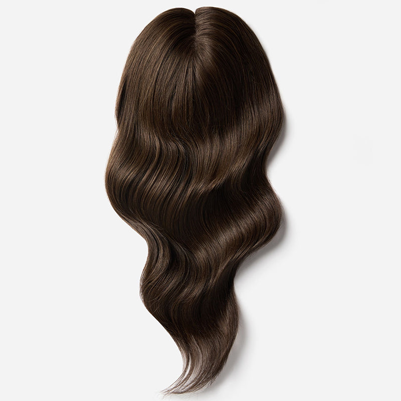 Grey Premium Human Hair Crown Topper for Women