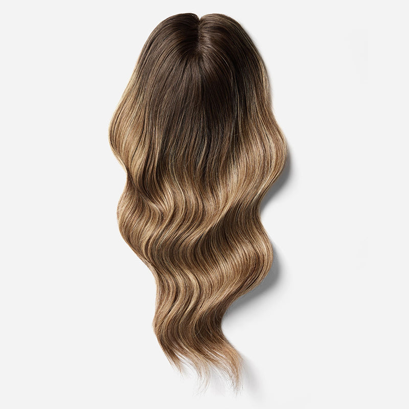 Grey Premium Human Hair Crown Topper for Women