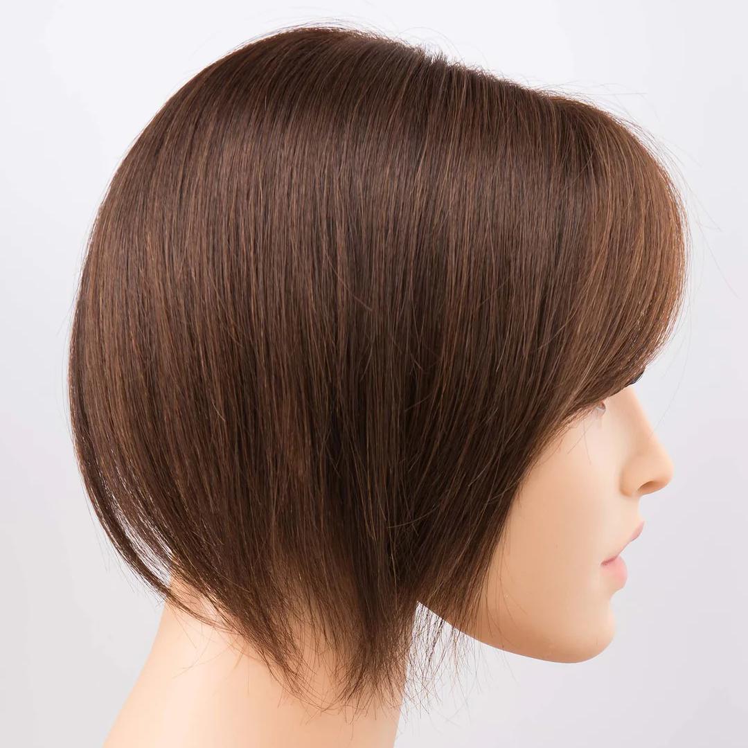 16*18CM Short Natural Hair Topper for Women Cover and Add Hair Volume for Thinning Hair