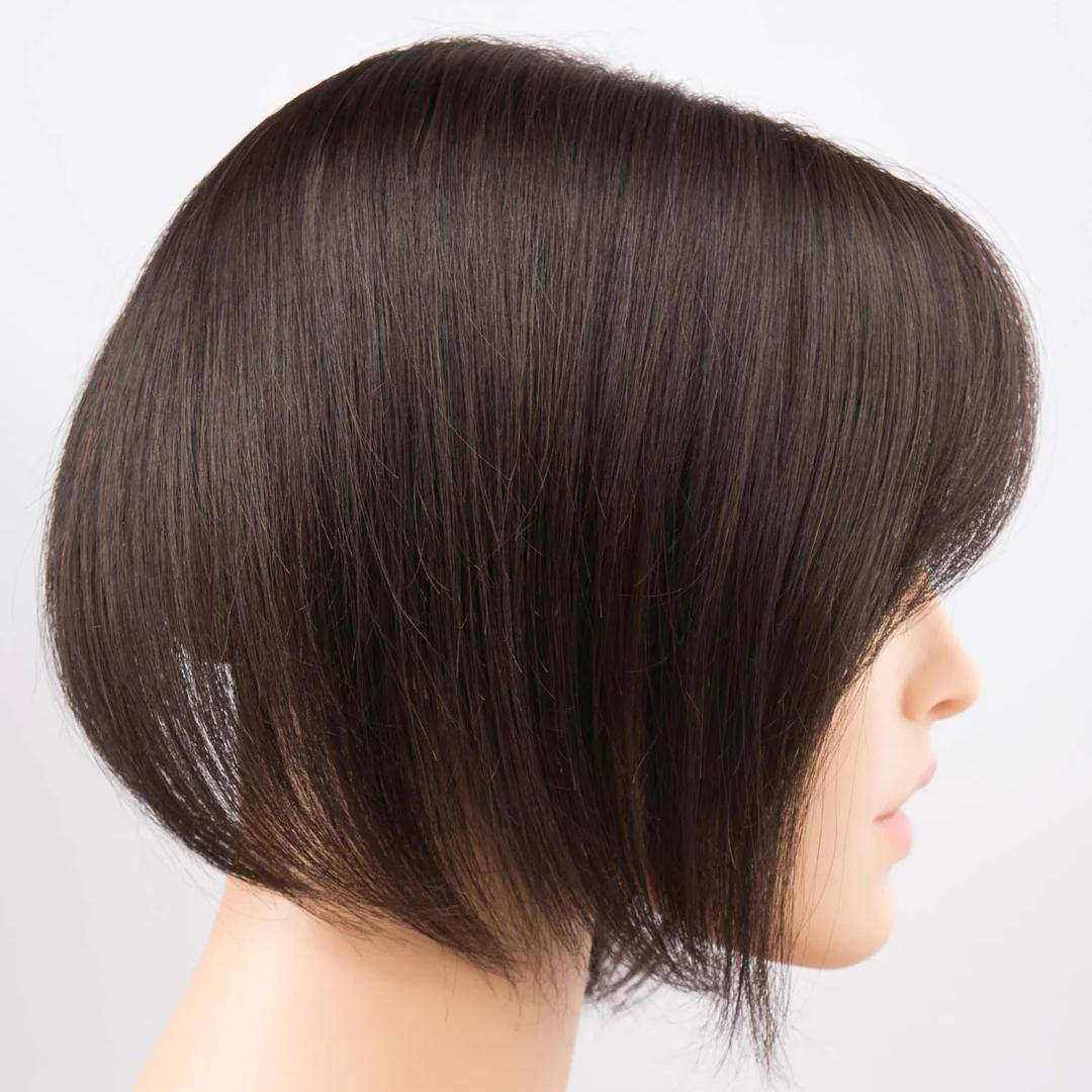 16*18CM Short Natural Hair Topper for Women Cover and Add Hair Volume for Thinning Hair