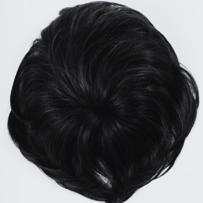 9*9cm Base Silver Full Hand tied Mono Base 100% Virgin Remy Hair Topper