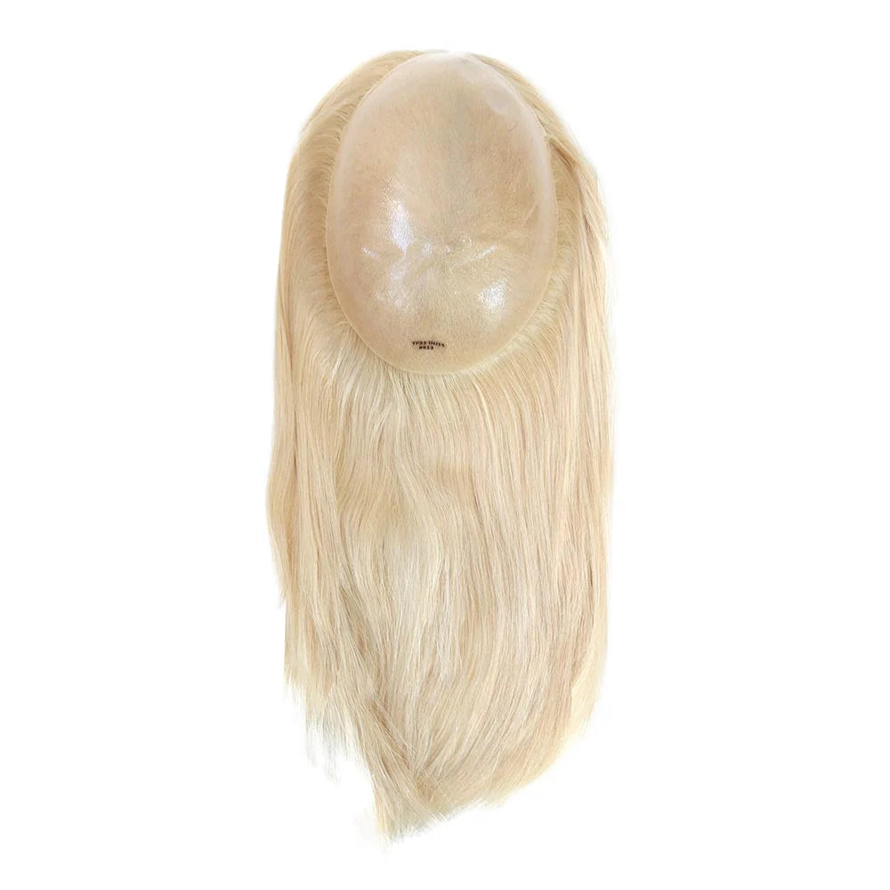 7X9'' Injected Full Thin Skin Base Human Hair Toppers for Women