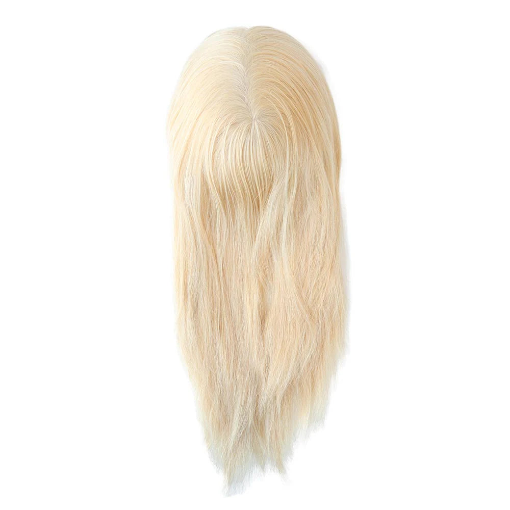 Full PU Skin Base Human Hair Toppers for Women