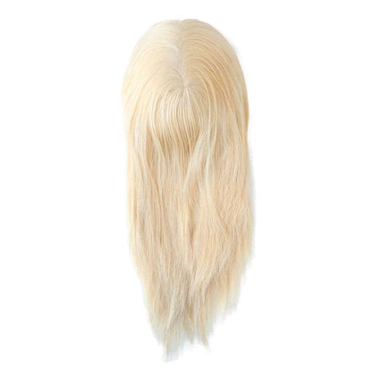 Injected Full Thin PU Base Human Hair Toppers for Women