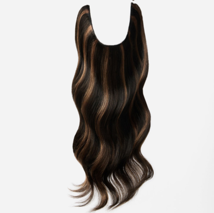 Halo Hairpiece Hidden Wire Adjustable Headband Extensions