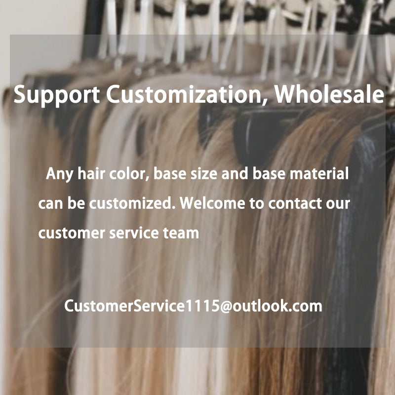 15*17CM Large Silk Base Human Hair Topper for Women