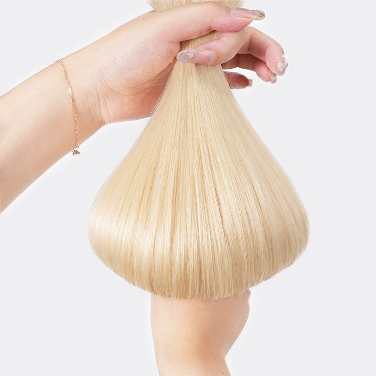 100g 40Pcs/pack 10 Inch Tape in Hair Extensions REMY Human Hair, Secure Skin Weft Hair Extensions Seamless