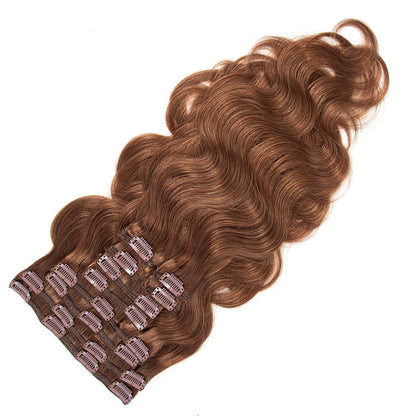 Seamless Clip in Hair Extensions Real Human Hair Extensions