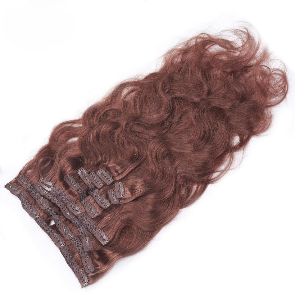 Seamless Clip in Hair Extensions Real Human Hair Extensions