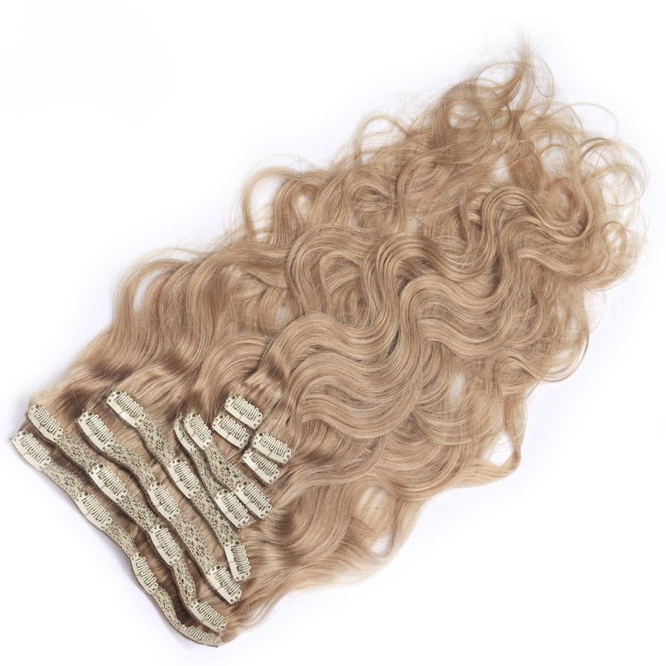 Seamless Clip in Hair Extensions Real Human Hair Extensions