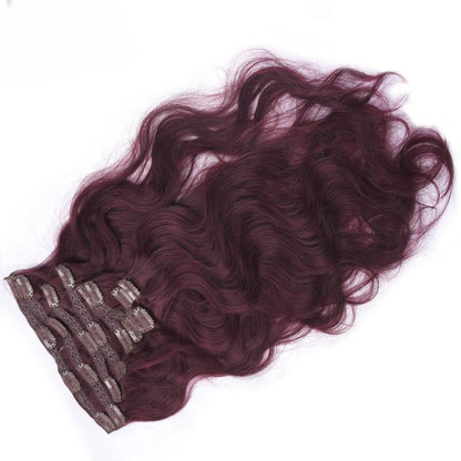 Seamless Clip in Hair Extensions Real Human Hair Extensions