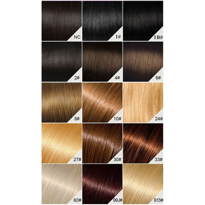 Swiss Base Straight Human Hair Toppers for Women Real Human Hair No Bangs, Hair Pieces for Thinning Hair Wiglets