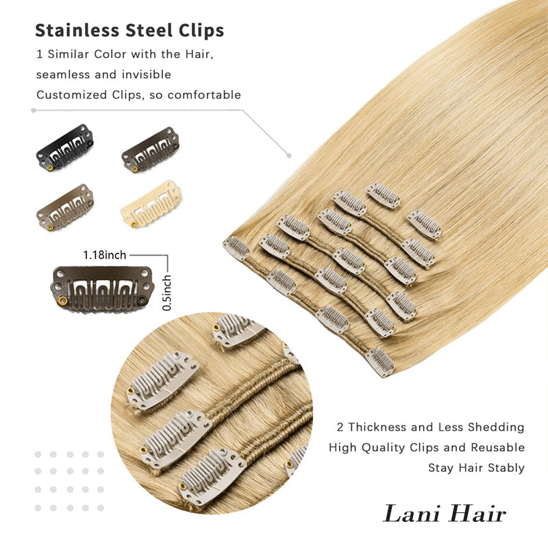 613 Bleach Blonde Real Remy Human Hair Extensions