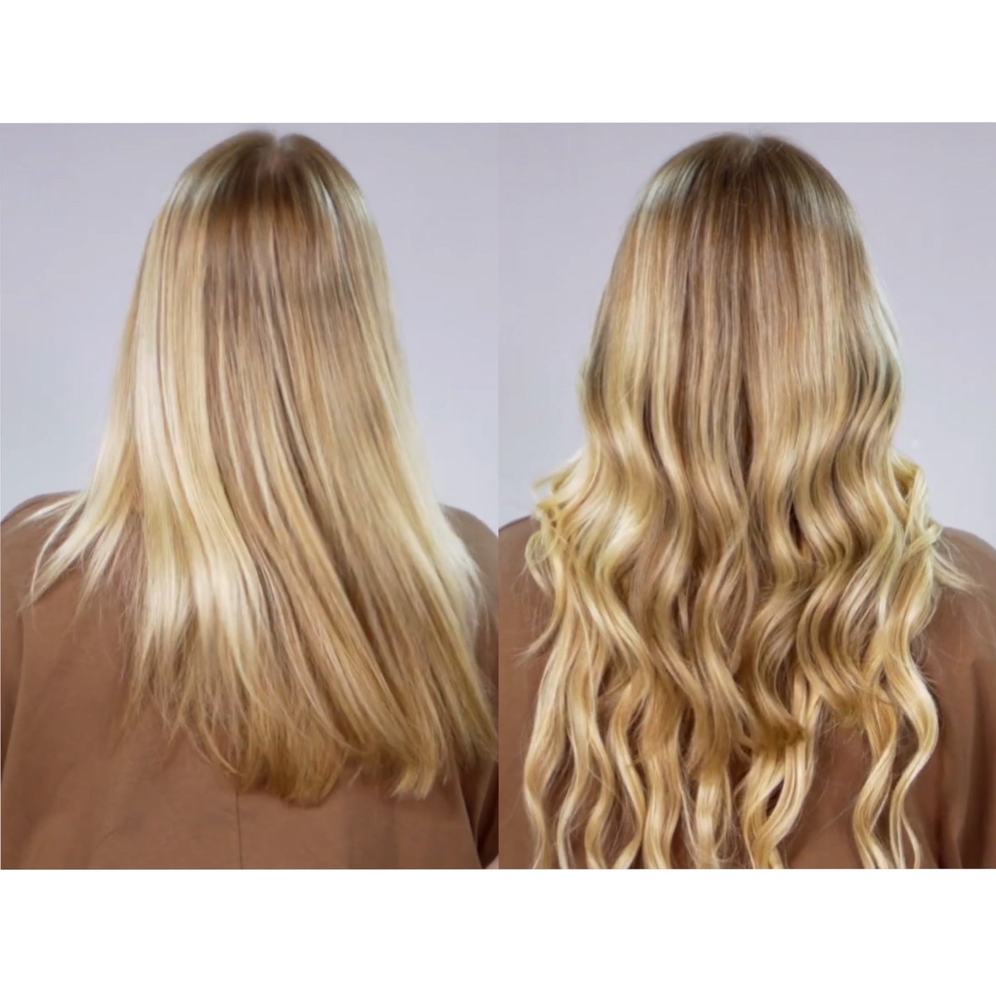 20 inch Ash Blonde Highlights Remy Human Halo Hair Extension Natural Hidden Wire