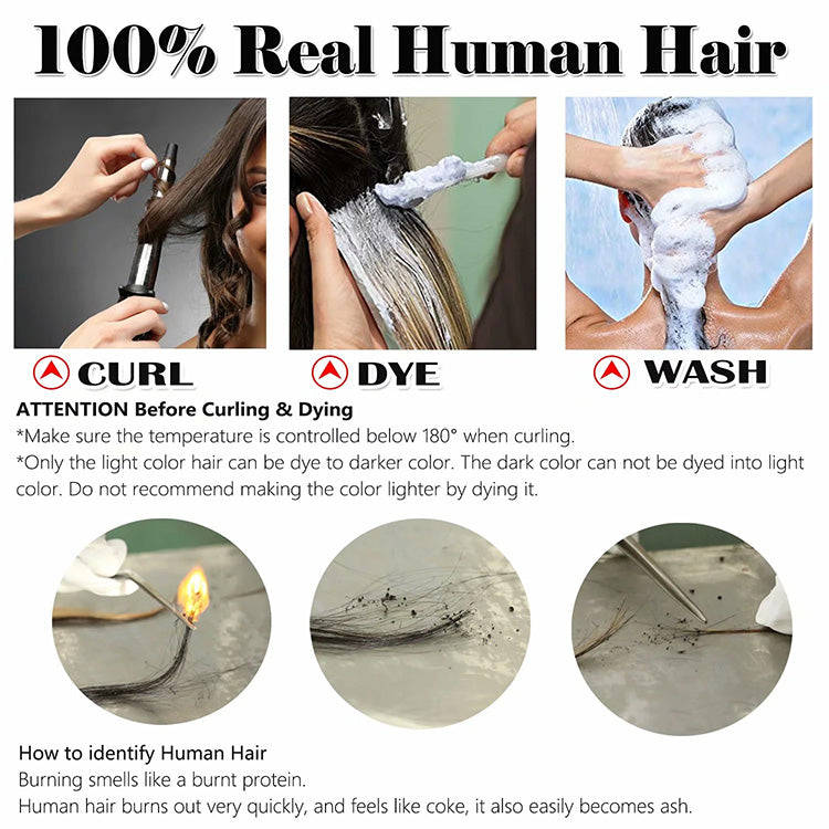 Straight Human Hair Toppers for Women Real Human Hair With Bangs, Hair Pieces for Thinning Hair Wiglets