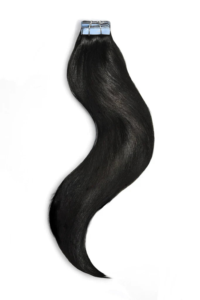 Straight Seamless Invisible High Quality Tape In Human Hair Extensions