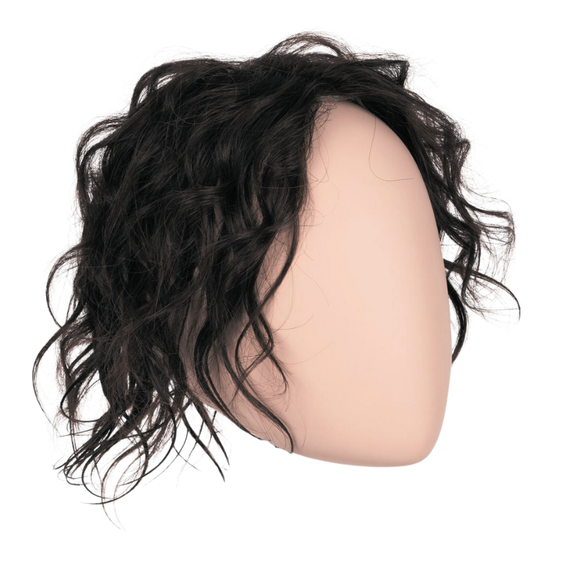 Silver Stone Wavy Human Hair Topper for Women