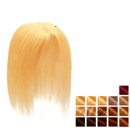Swiss Base Straight Human Hair Toppers for Women Real Human Hair No Bangs, Hair Pieces for Thinning Hair Wiglets