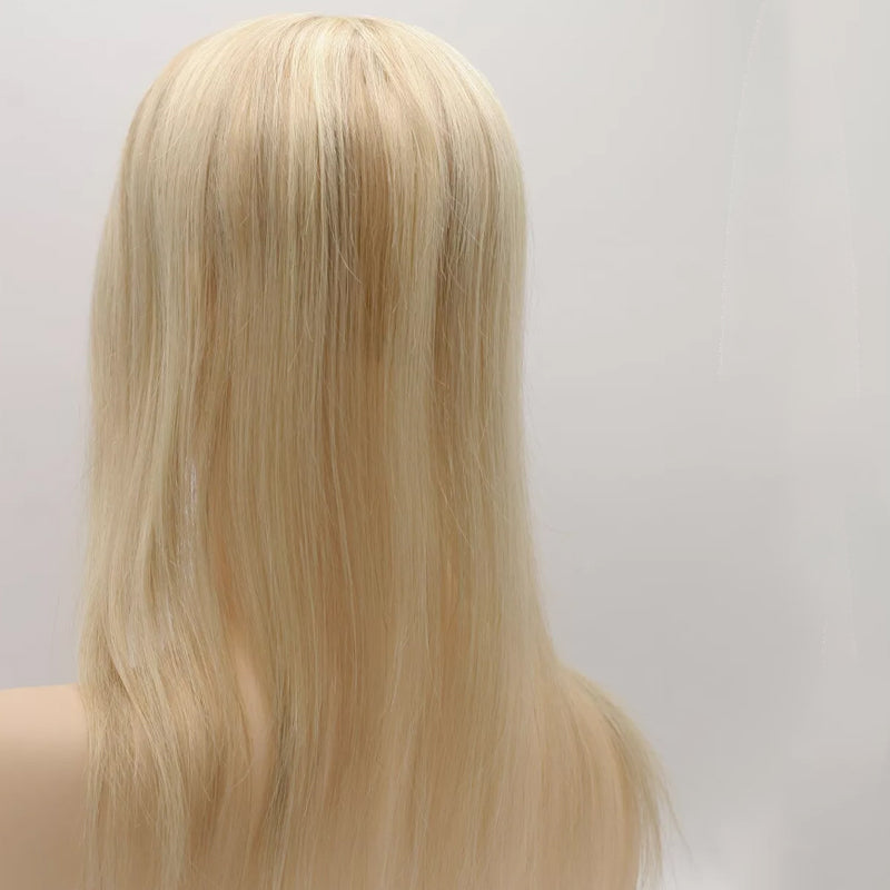 Blonde Highlight Hair Topper for Thinning Hair for Women Human Hair