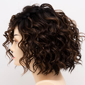 Premium Mono Base Curly Human Hair Toppers for Women