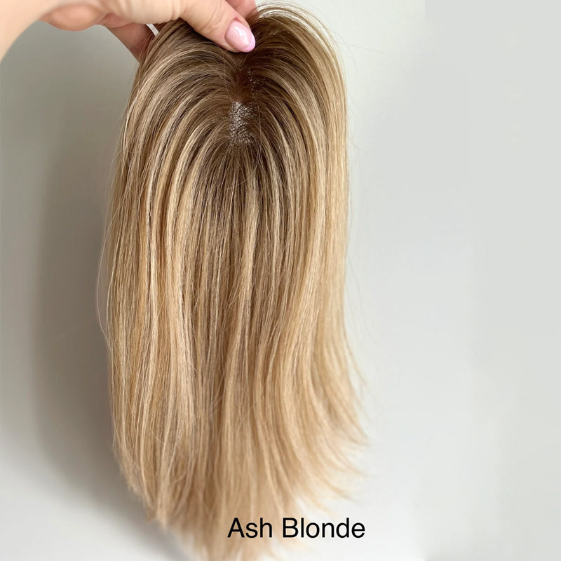 Full Hand Tied Premium Human Hair Topper for Women