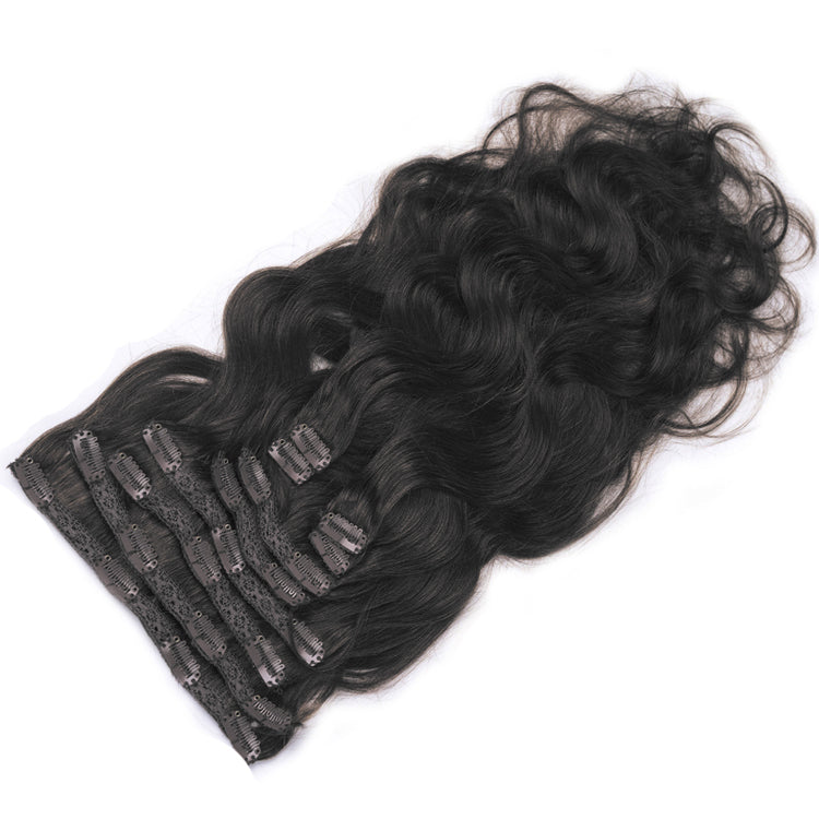 Seamless Clip in Hair Extensions Real Human Hair Extensions