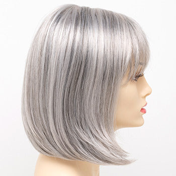 Nbelle Unique Design Straight Human Hair with Bangs Hair Topper for Women