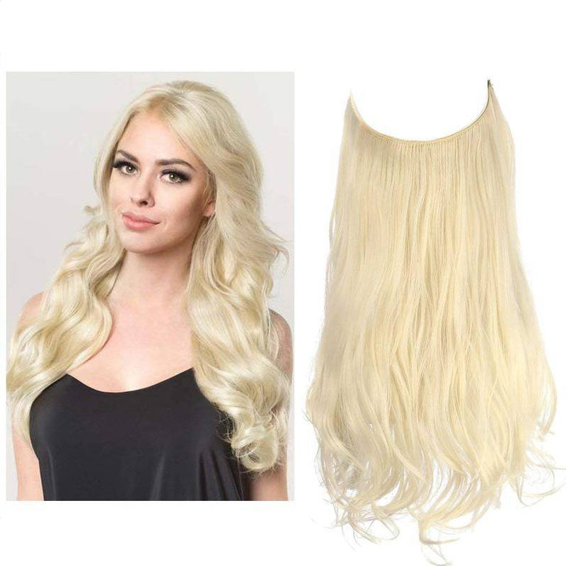 Halo Hairpiece Hidden Wire Adjustable Headband Extensions