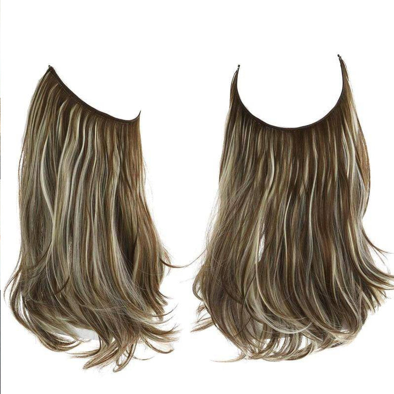 Halo Hairpiece Hidden Wire Adjustable Headband Extensions