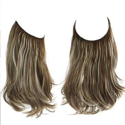 Halo Hairpiece Hidden Wire Adjustable Headband Extensions