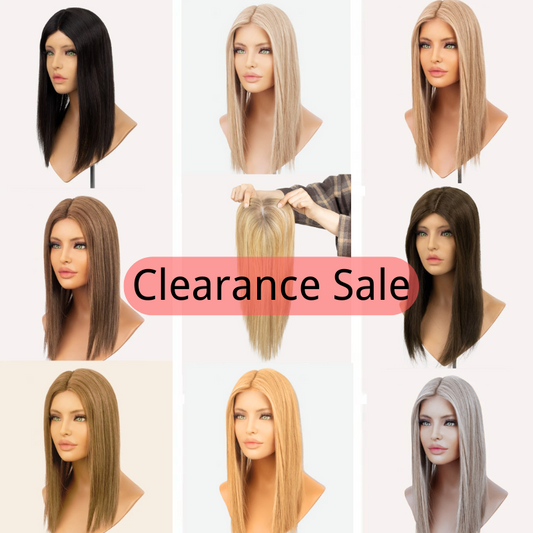 Full Hand Tied Premium Human Hair Topper for Women