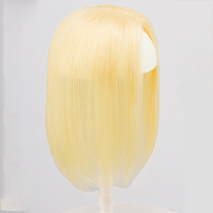 100% Virgin Remy Light Silver Mono Base Human Hair Topper for Women