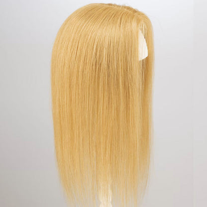 100% Virgin Remy Light Silver Mono Base Human Hair Topper for Women