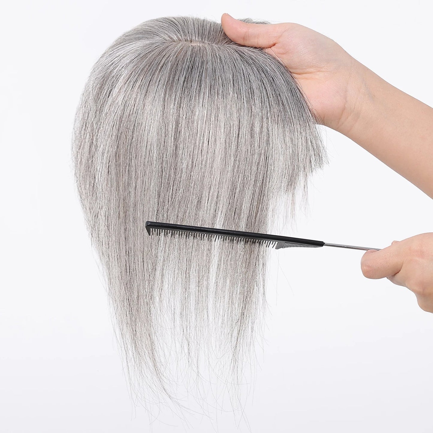 Best Small Base Short Pixie Cut Remy Human Hairpieces With Bngs for Thinning Hair