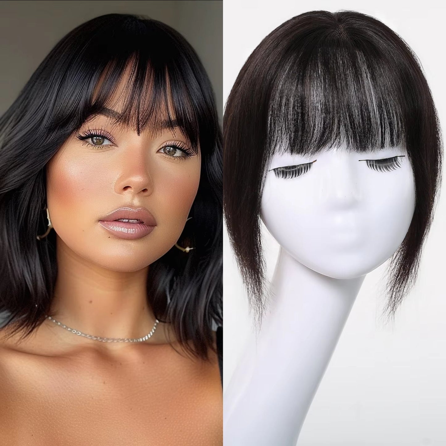 Best Small Base Short Pixie Cut Remy Human Hairpieces With Bngs for Thinning Hair