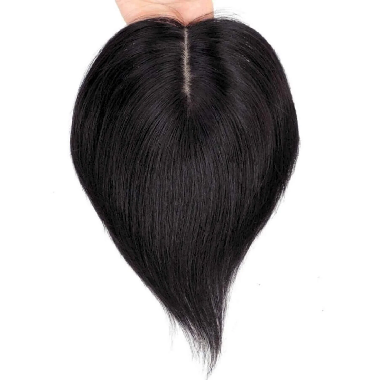 9*9cm Base Silver Full Hand tied Mono Base 100% Virgin Remy Hair Topper